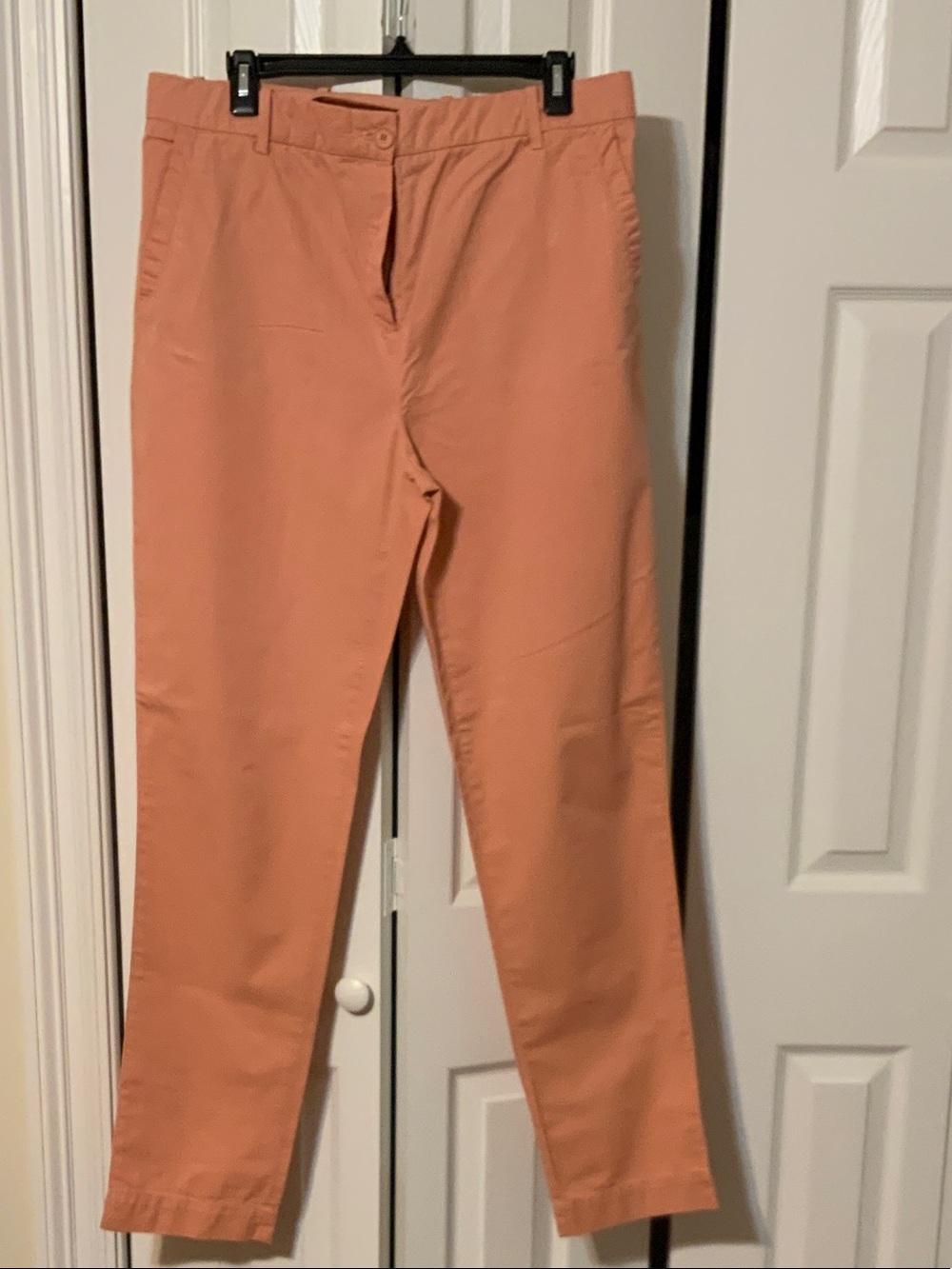 Lacoste Coral-Orange Chino Pants